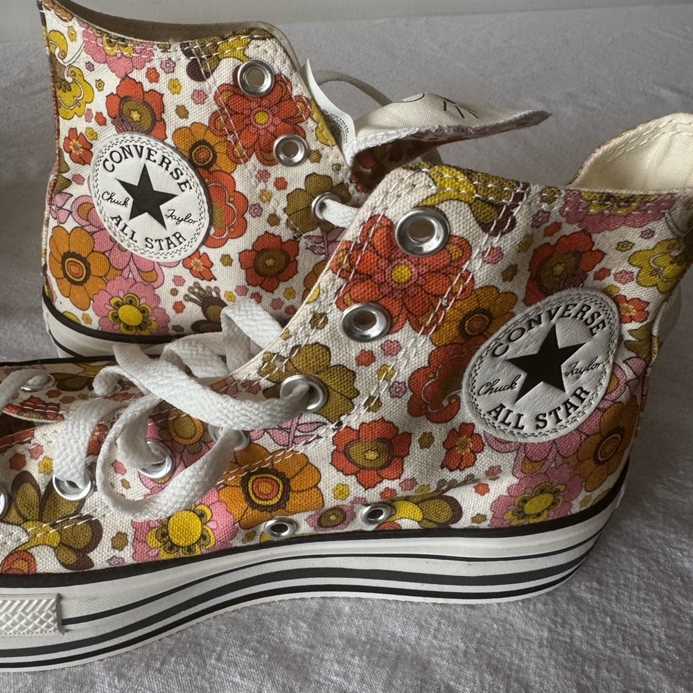 Converse All Star Floral High Tops